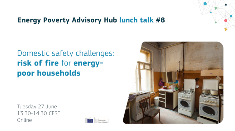 FEEDS talks about Energy Poverty and Fire Risk at the Energy Poverty Advisory Hub lunch talk on June 27th